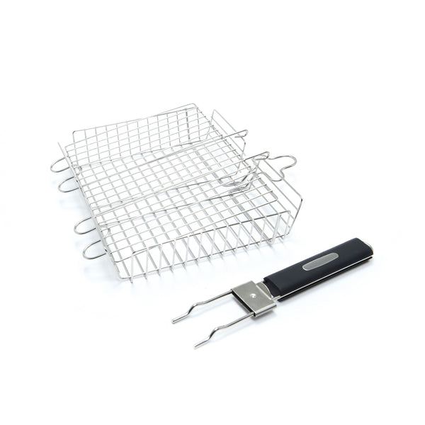 Double grid adjustable with detachable handle