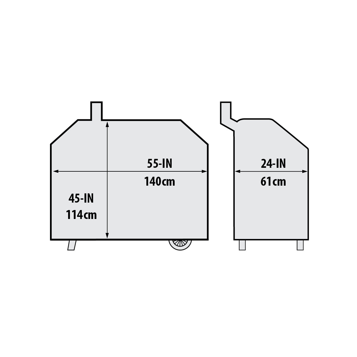 Cover Premium Regal Pellet 400 - Offset 400 - Charcoal grill 500