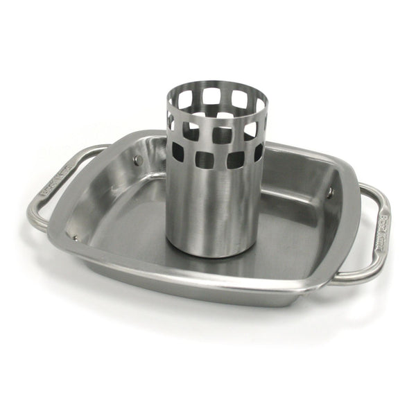 Chicken roaster with pan