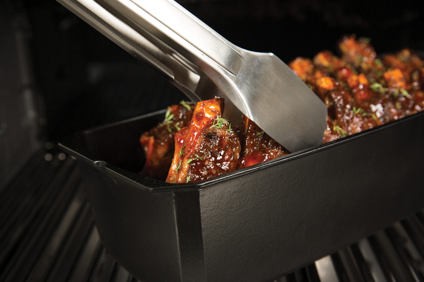 Rib roaster, cast iron
