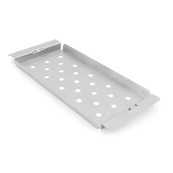 Perforated stainless steel baking sheet narrow