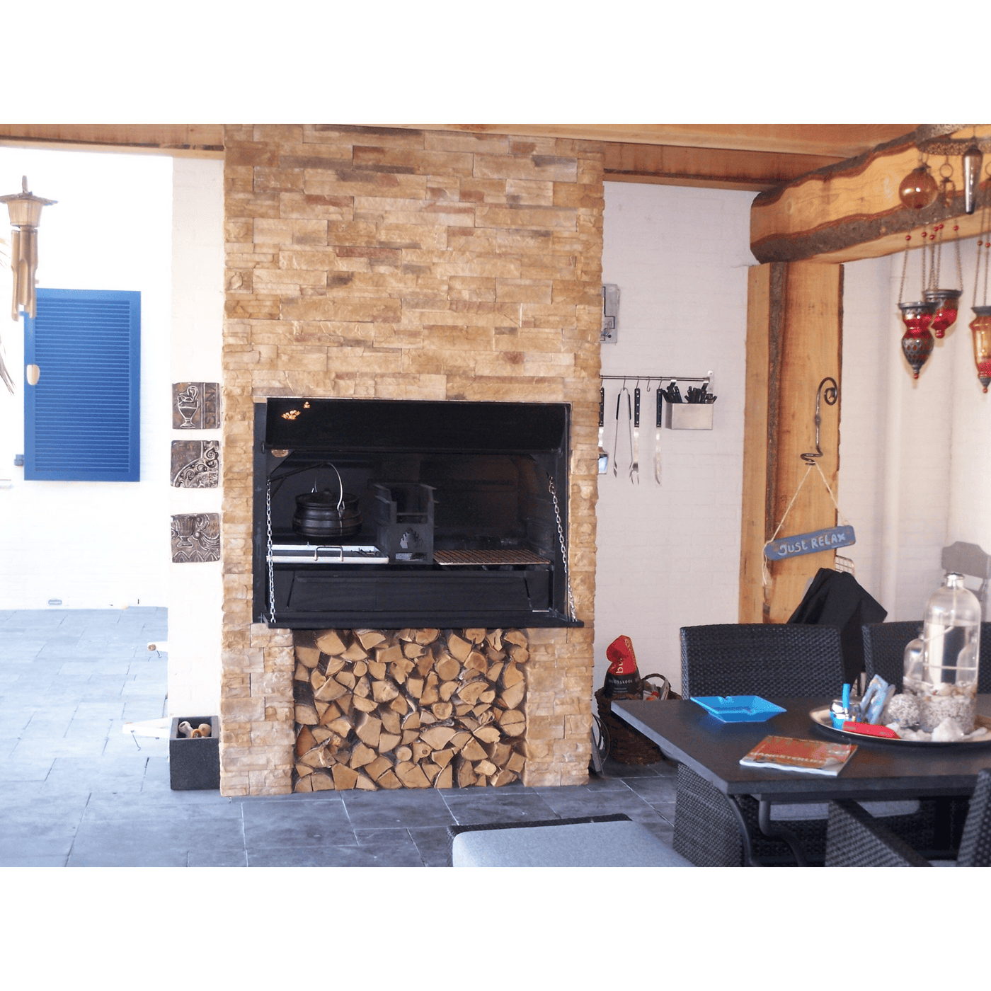 Home Fires Braai 1200 Built-in