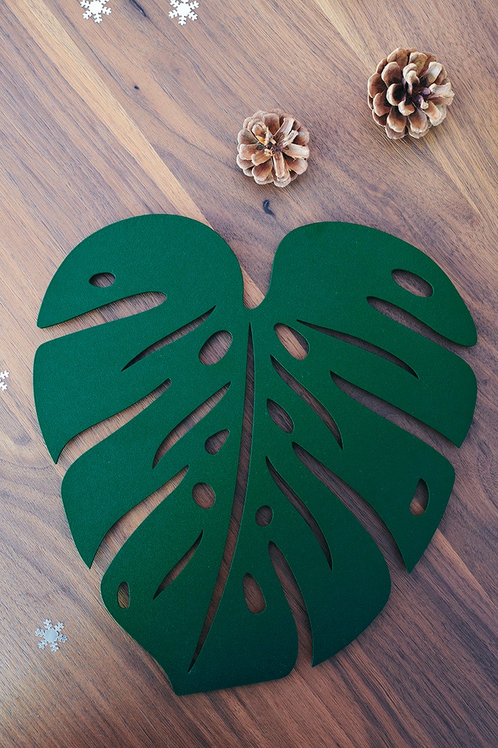 Bouquet Sauvage Monstera onderzetter 9 X 9