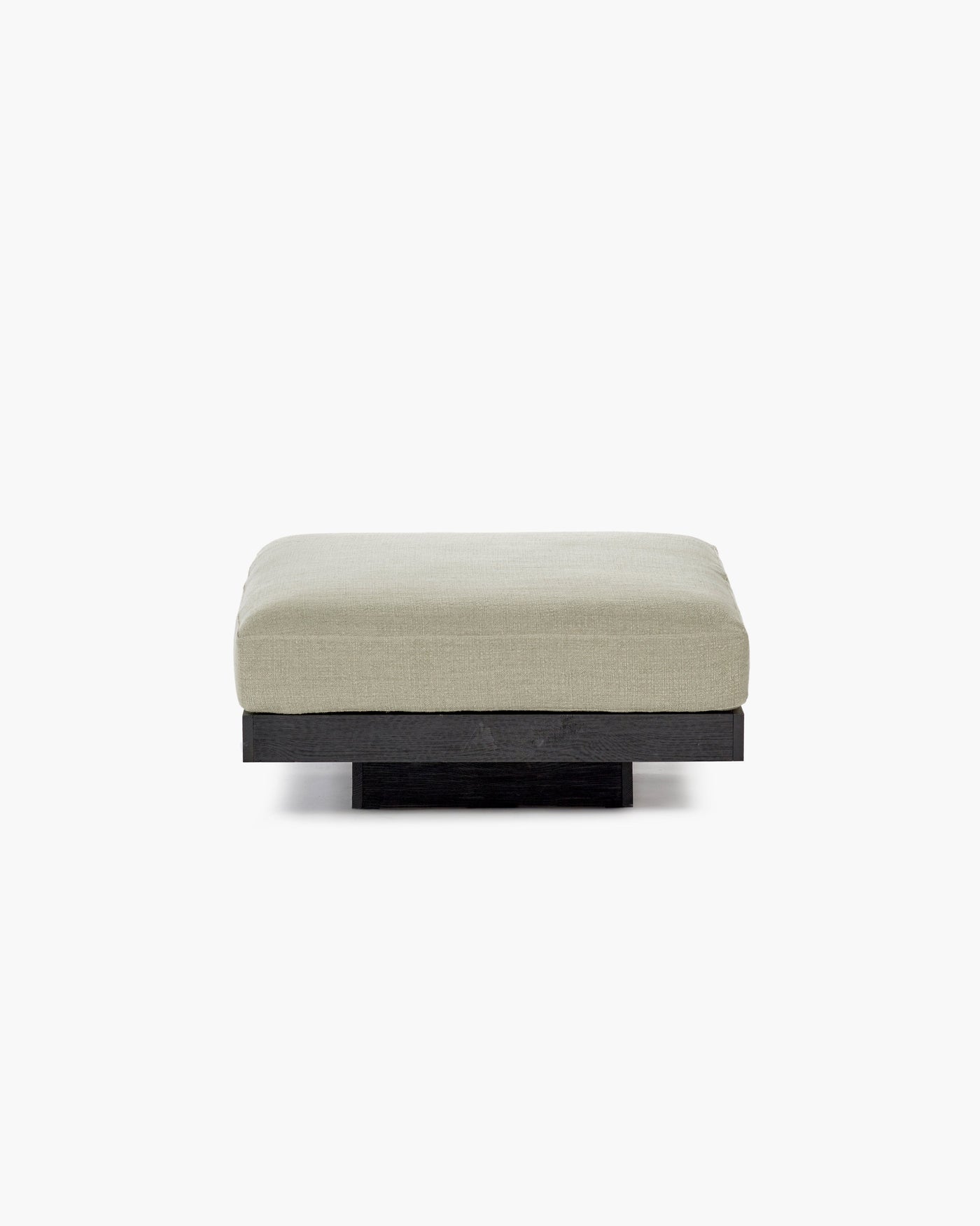 Ottoman Indoor Sand Black Rudolph