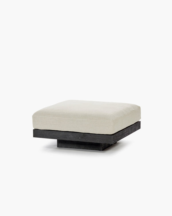 Ottoman Indoor Beige Black Rudolph