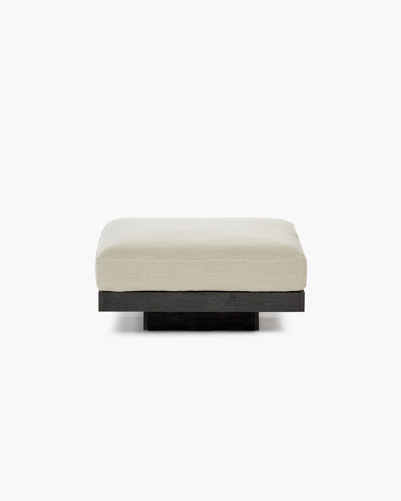 Ottoman Indoor Beige Black Rudolph