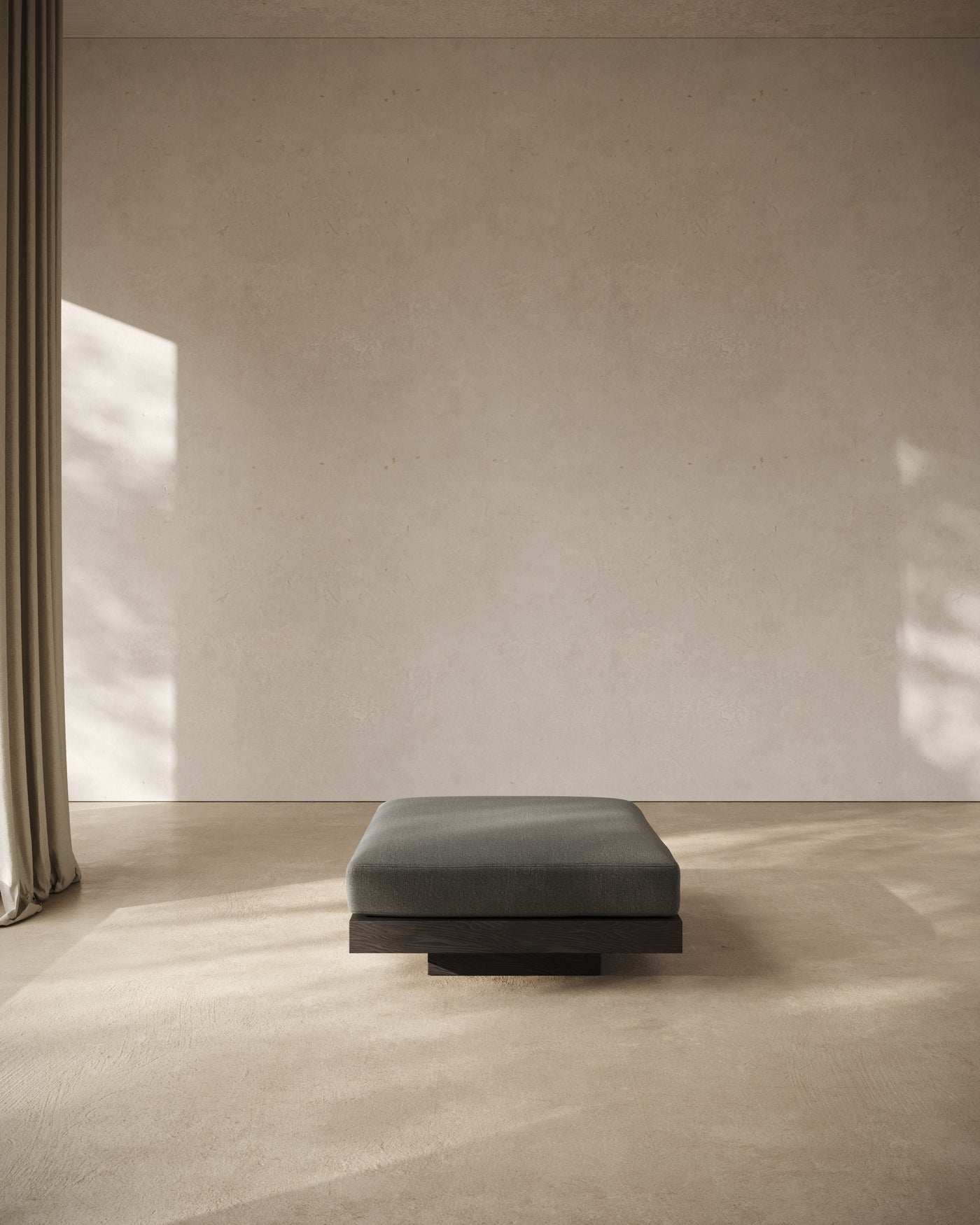 Ottoman Indoor Smoke Black Rudolph