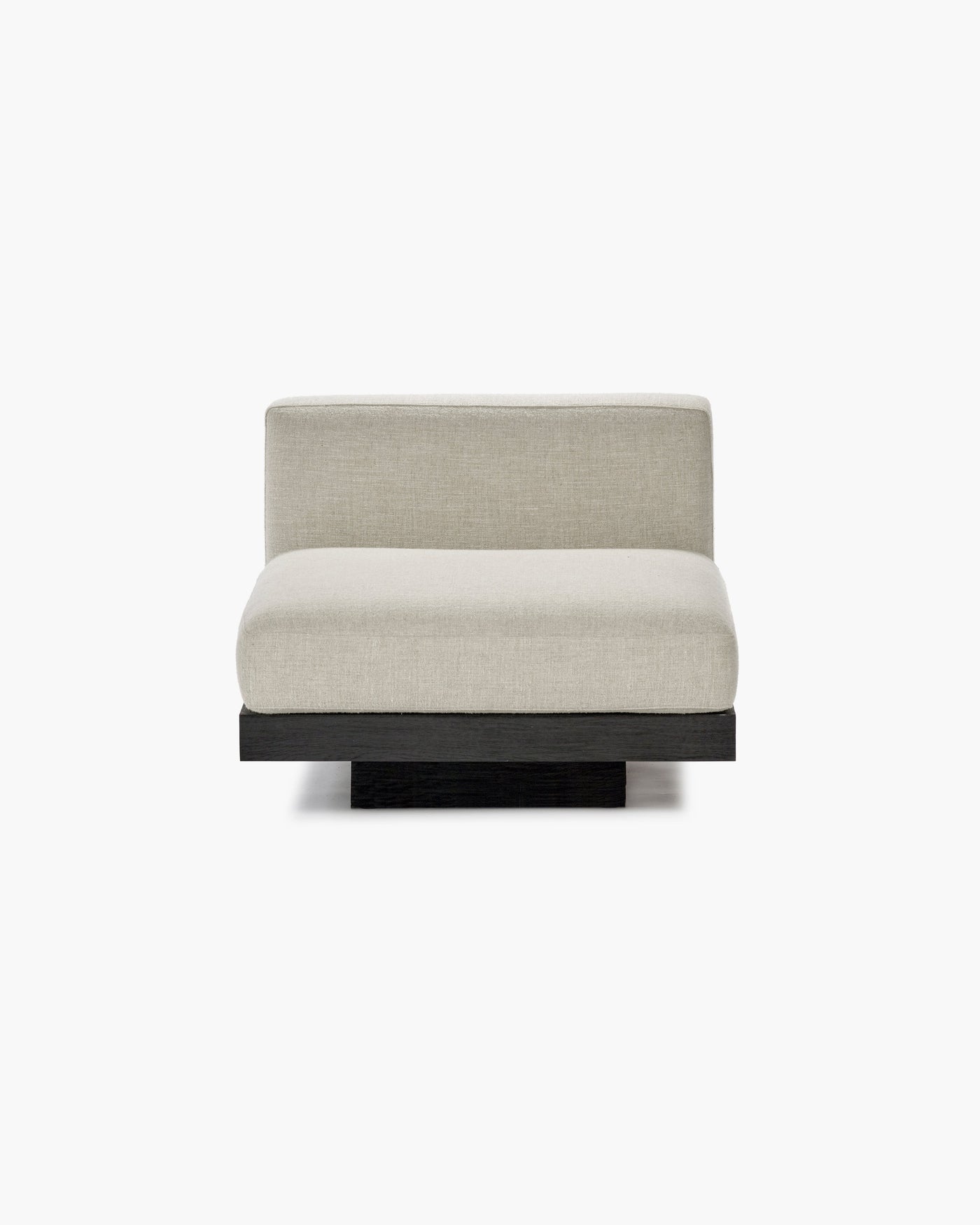 Bench 1-seat Indoor Bone Black Rudolph