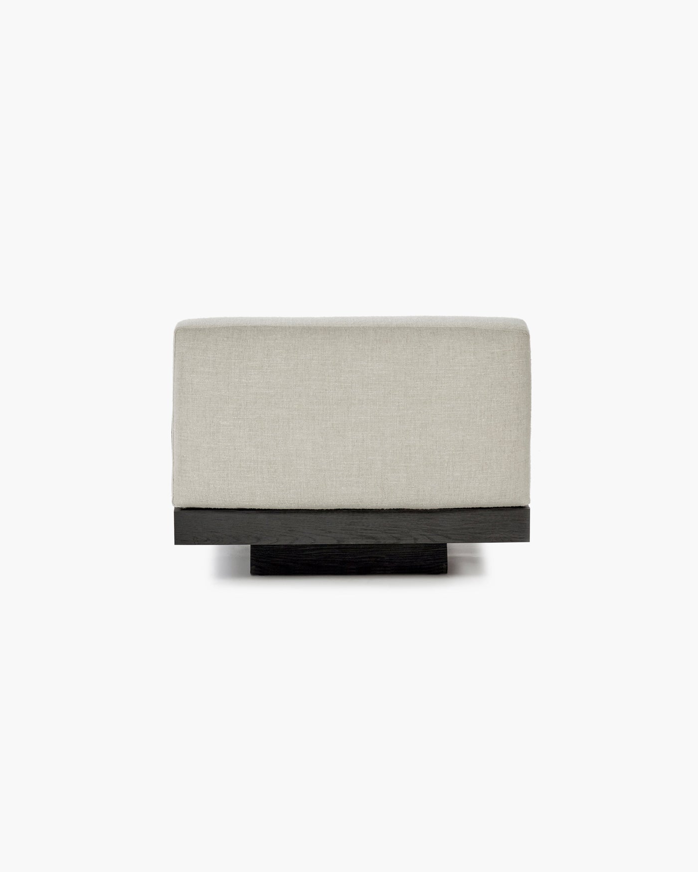 Bench 1-seat Indoor Bone Black Rudolph