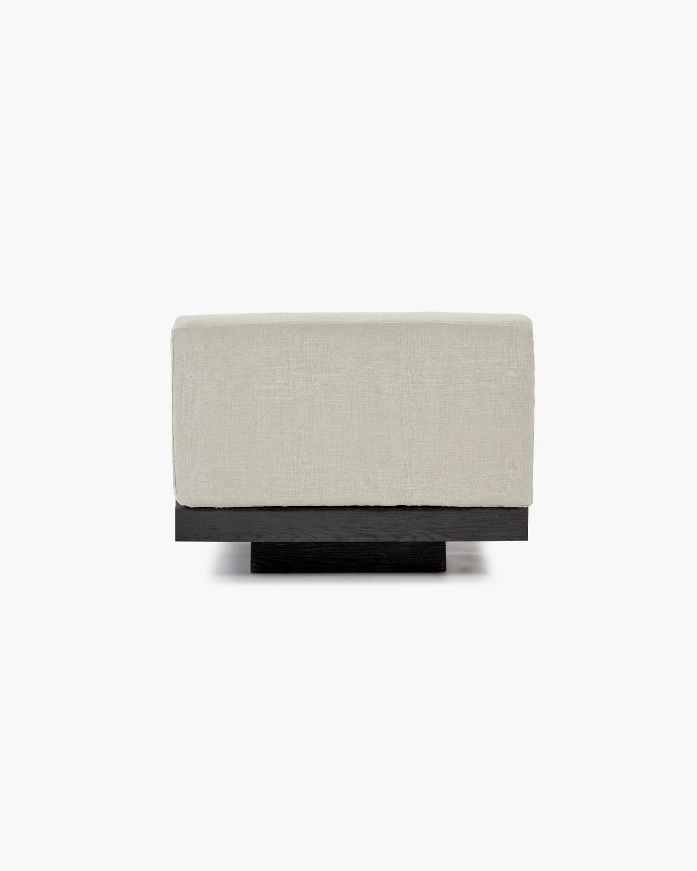 Bench 1-seater Indoor Beige Black Rudolph