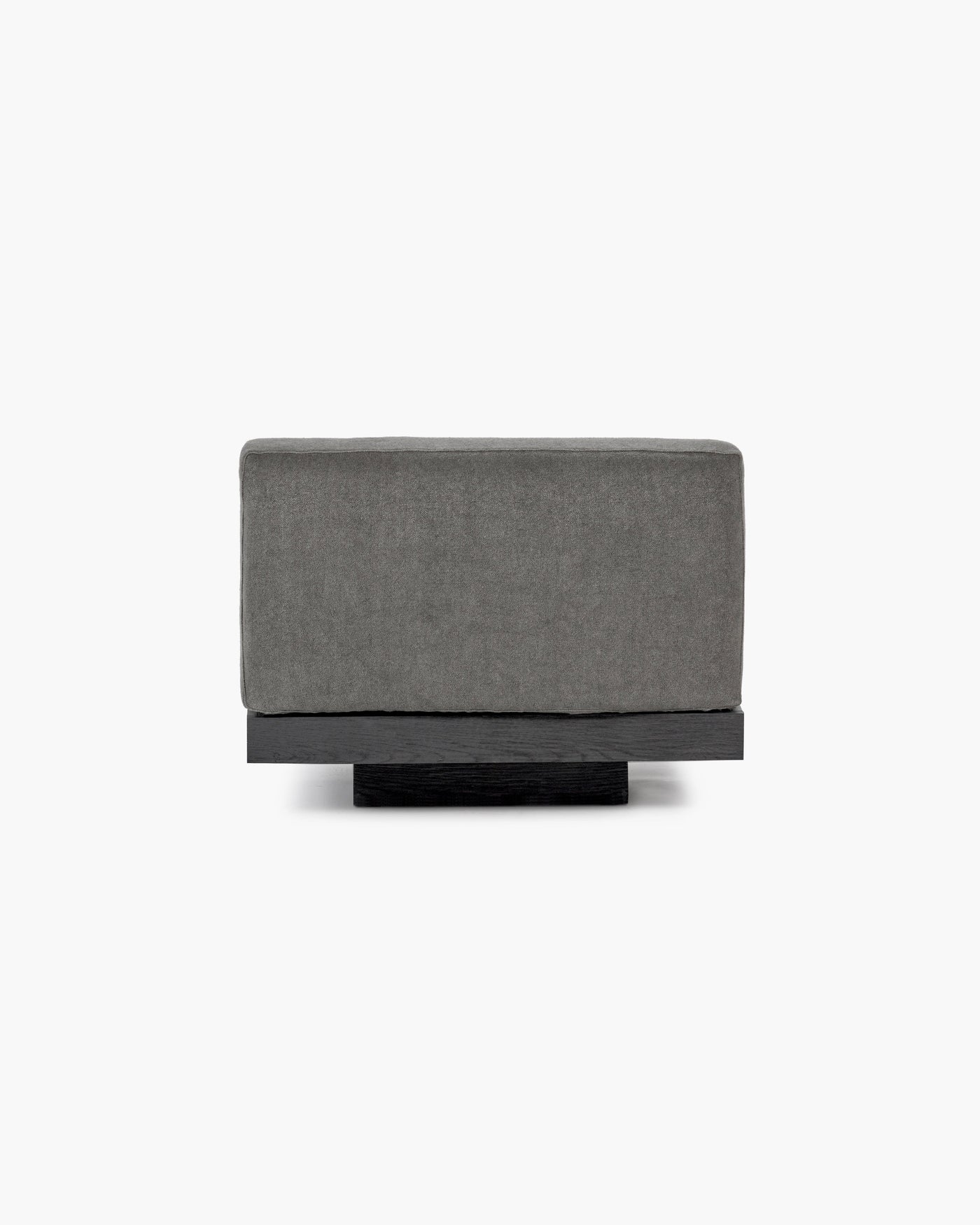 Bench 1-seater Indoor Smoke Black Rudolph