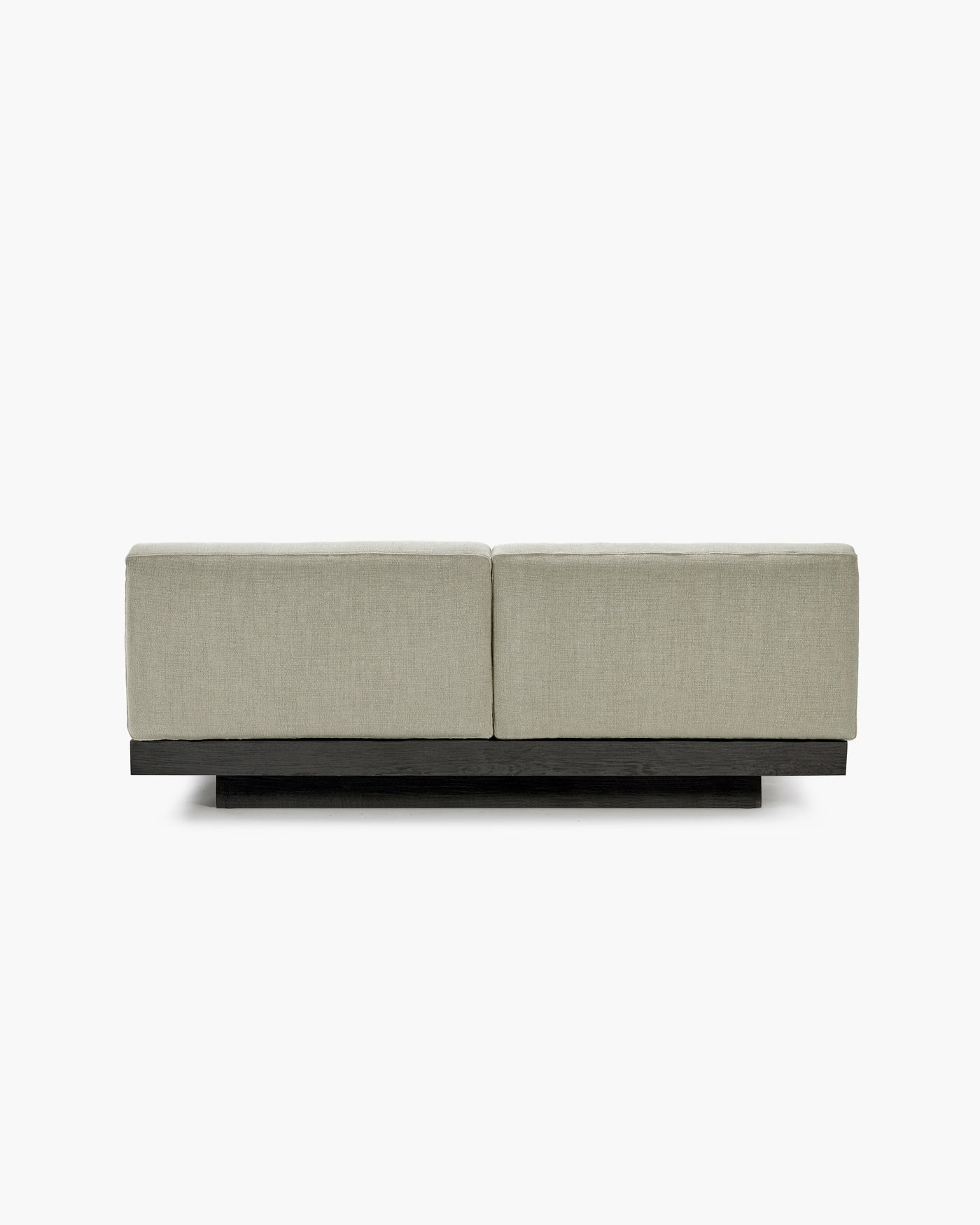 Bench 2-seater Indoor Sand Black Rudolph