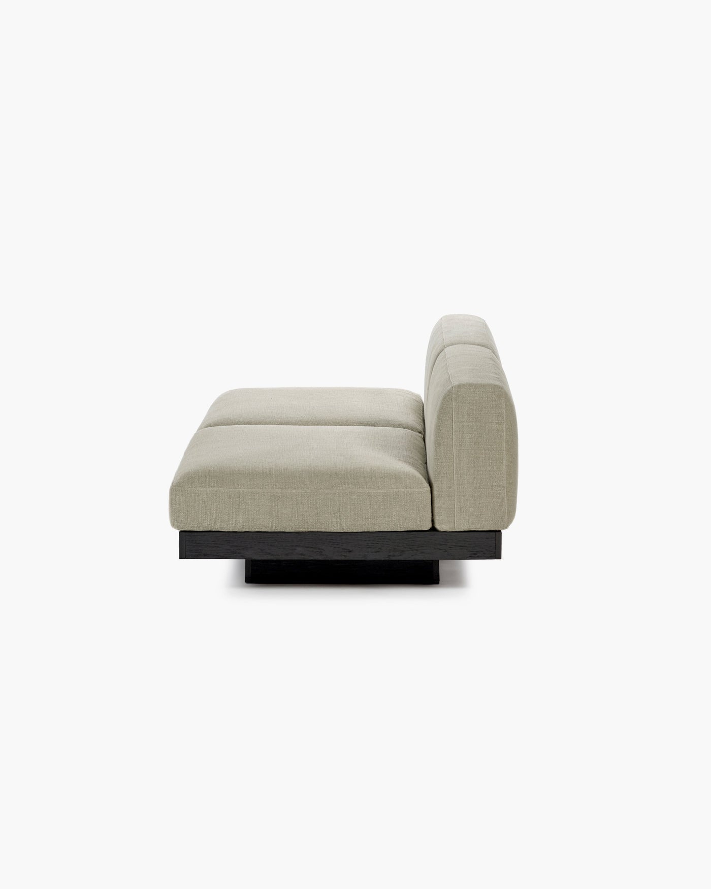 Bench 2-seater Indoor Sand Black Rudolph