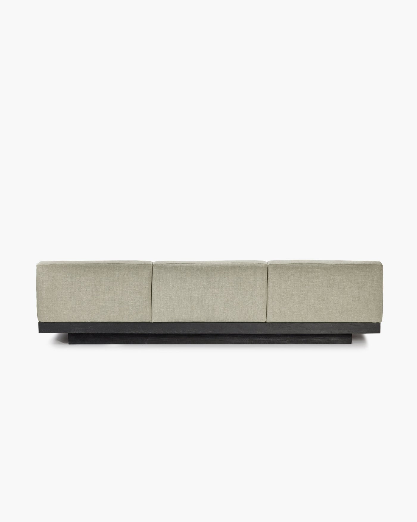 Bench 3-seater Indoor Sand Black Rudolph