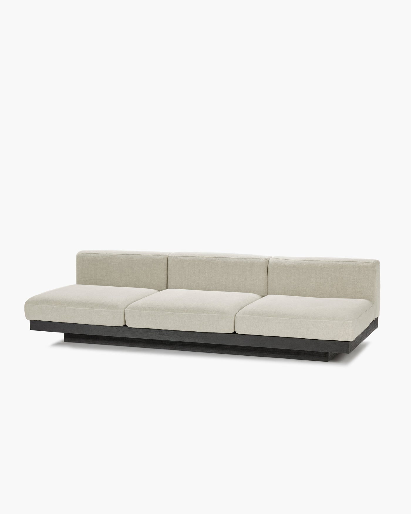 Banc 3 places Intérieur Beige Noir Rudolph