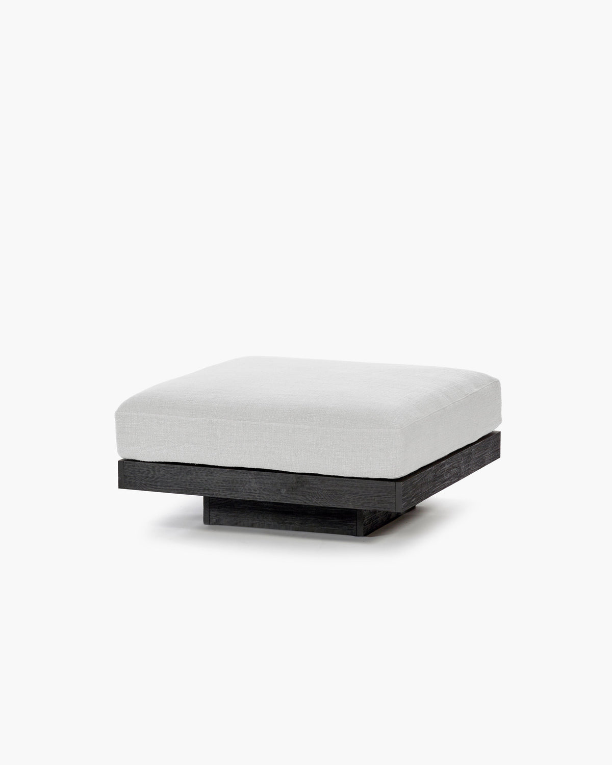 Ottoman Indoor Off-white Black Rudolph