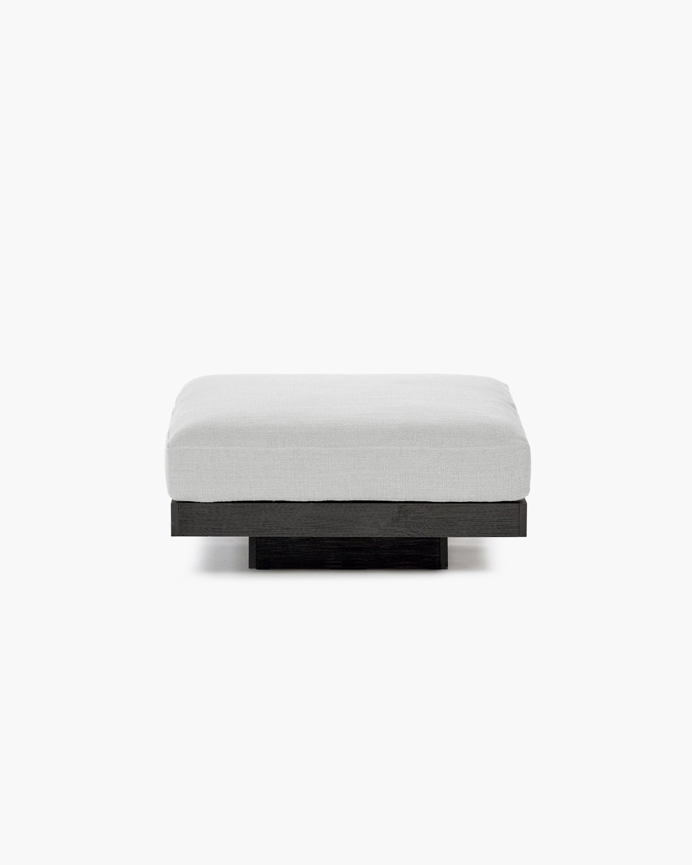 Ottoman Indoor Off-white Black Rudolph
