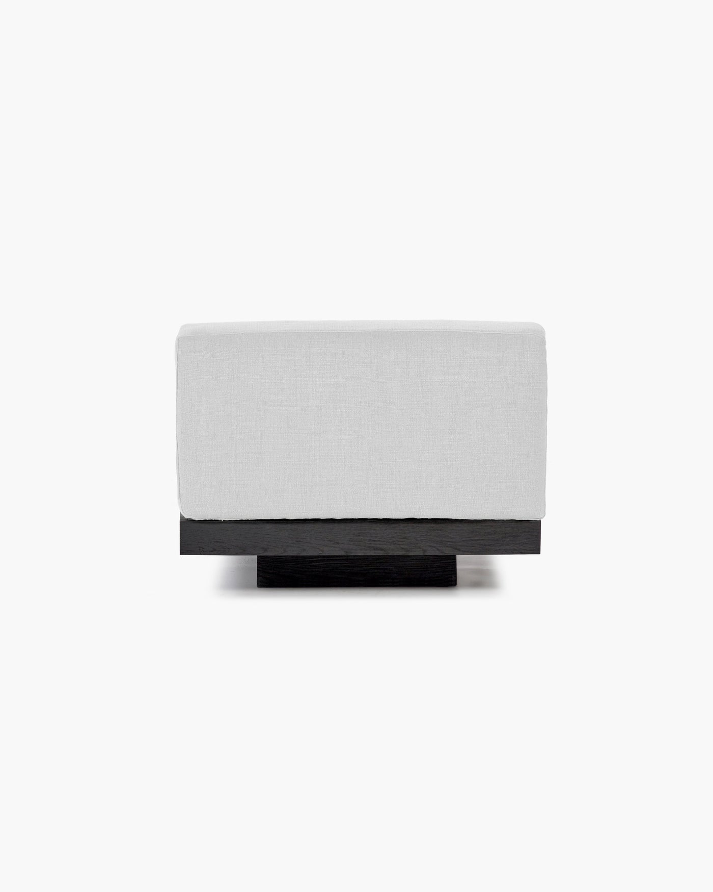 Bench 1-seat Indoor Off-white Black