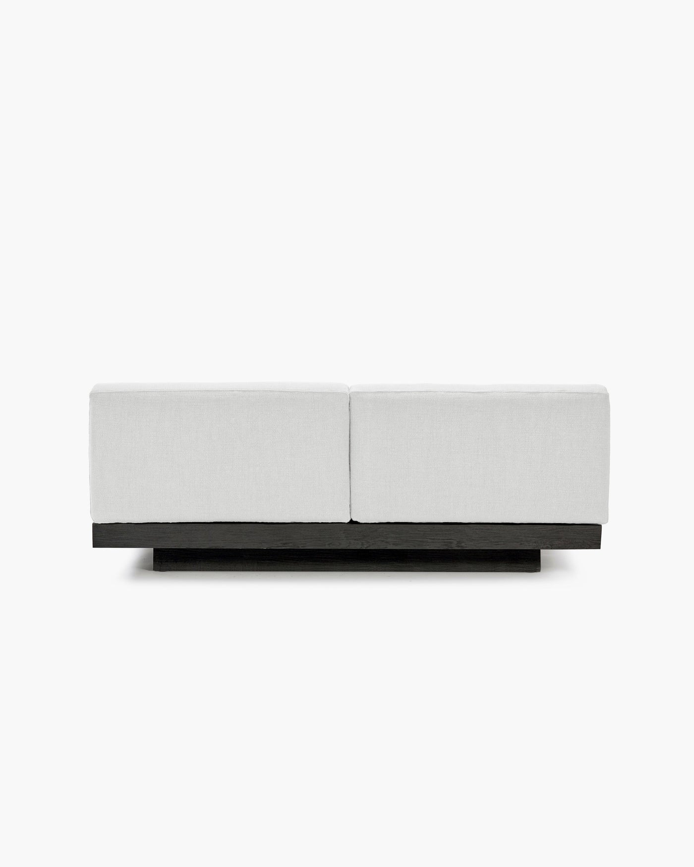 Bench 2-seater Indoor Off-white Black