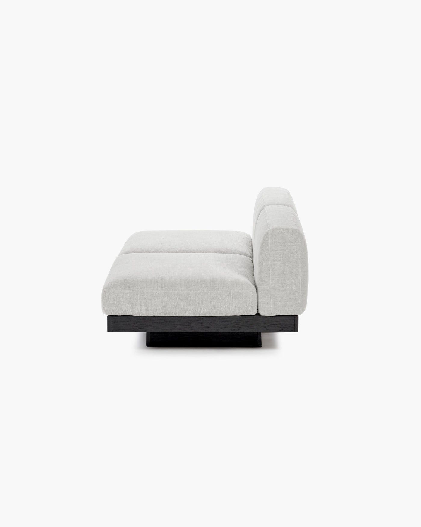 Bench 2-seater Indoor Off-white Black