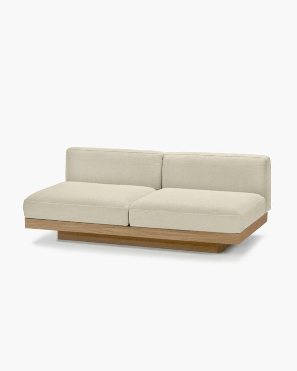 Bench 2-seat Outdoor Chalk Rudolph