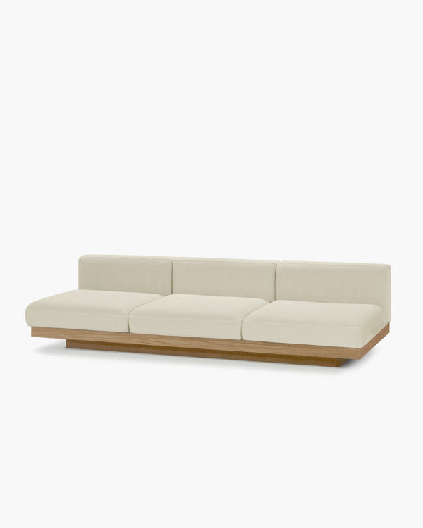 Bench 3-seat Outdoor Chalk Rudolph