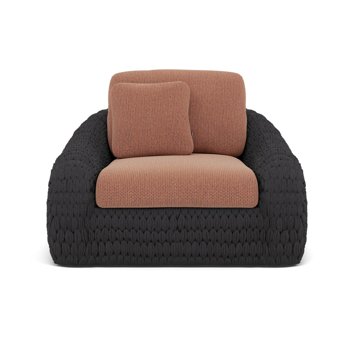 Coussin décoratif Kobo coussin d'assise et de dossier 1 place 66×72 et 66×55 cm Coussin haut dossier