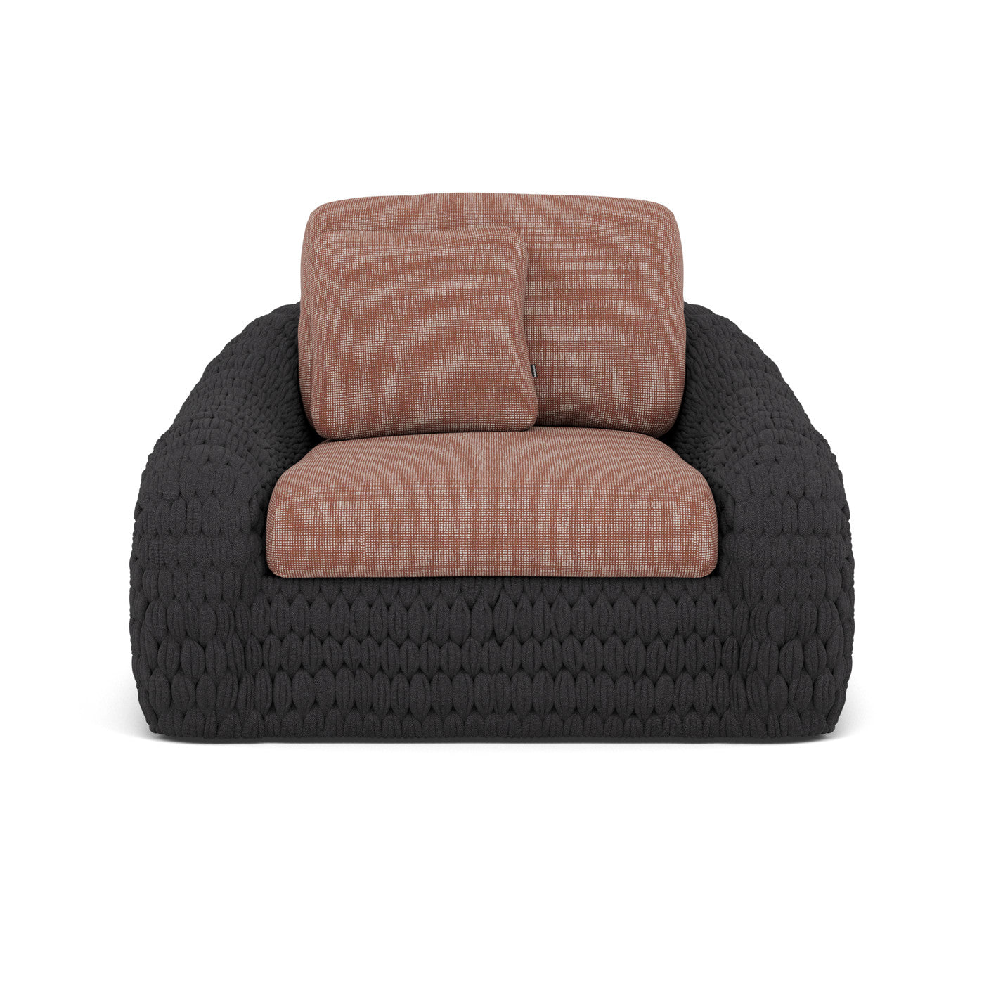 Coussin décoratif Kobo coussin d'assise et de dossier 1 place 66×72 et 66×55 cm Coussin haut dossier