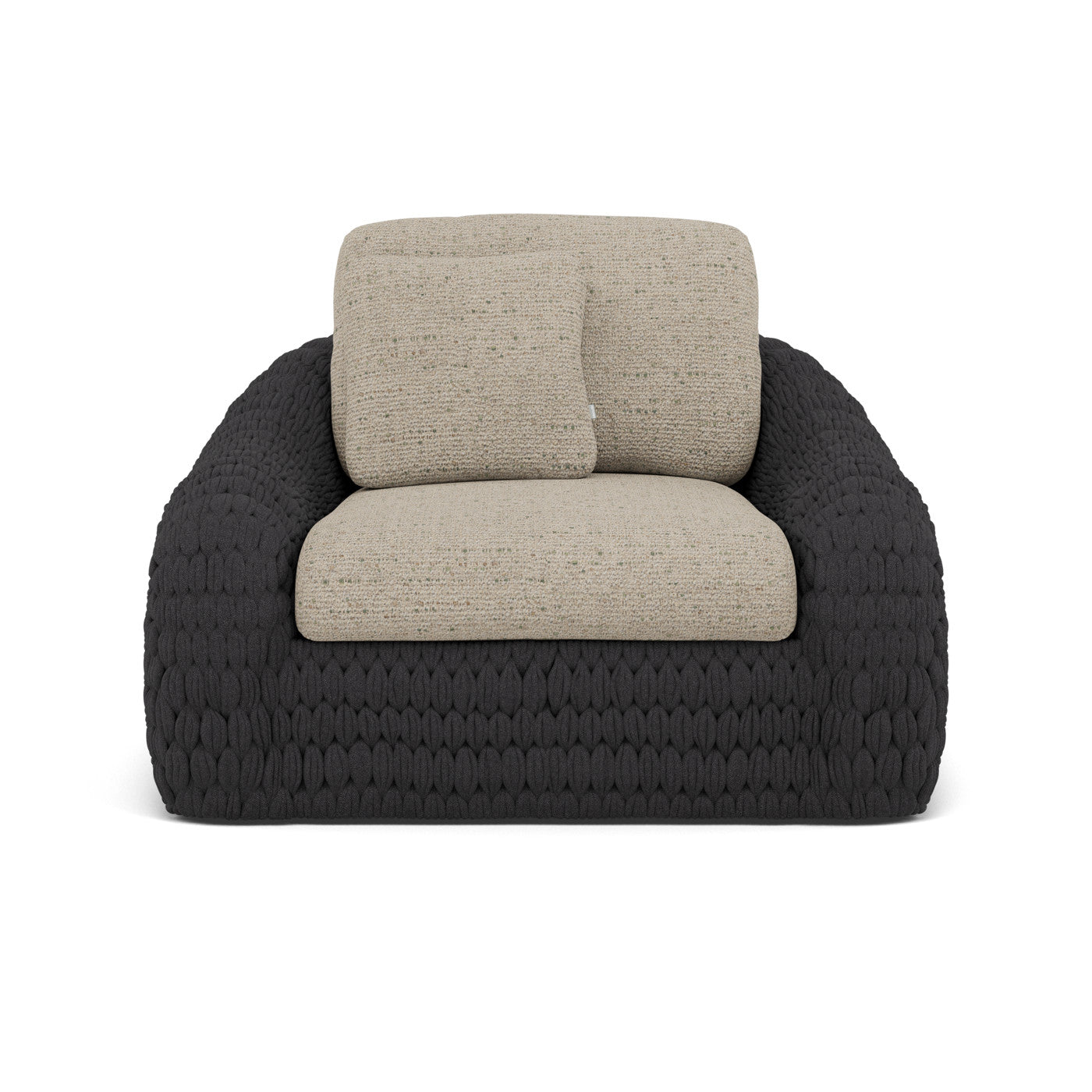 Coussin décoratif Kobo coussin d'assise et de dossier 1 place 66×72 et 66×55 cm Coussin haut dossier
