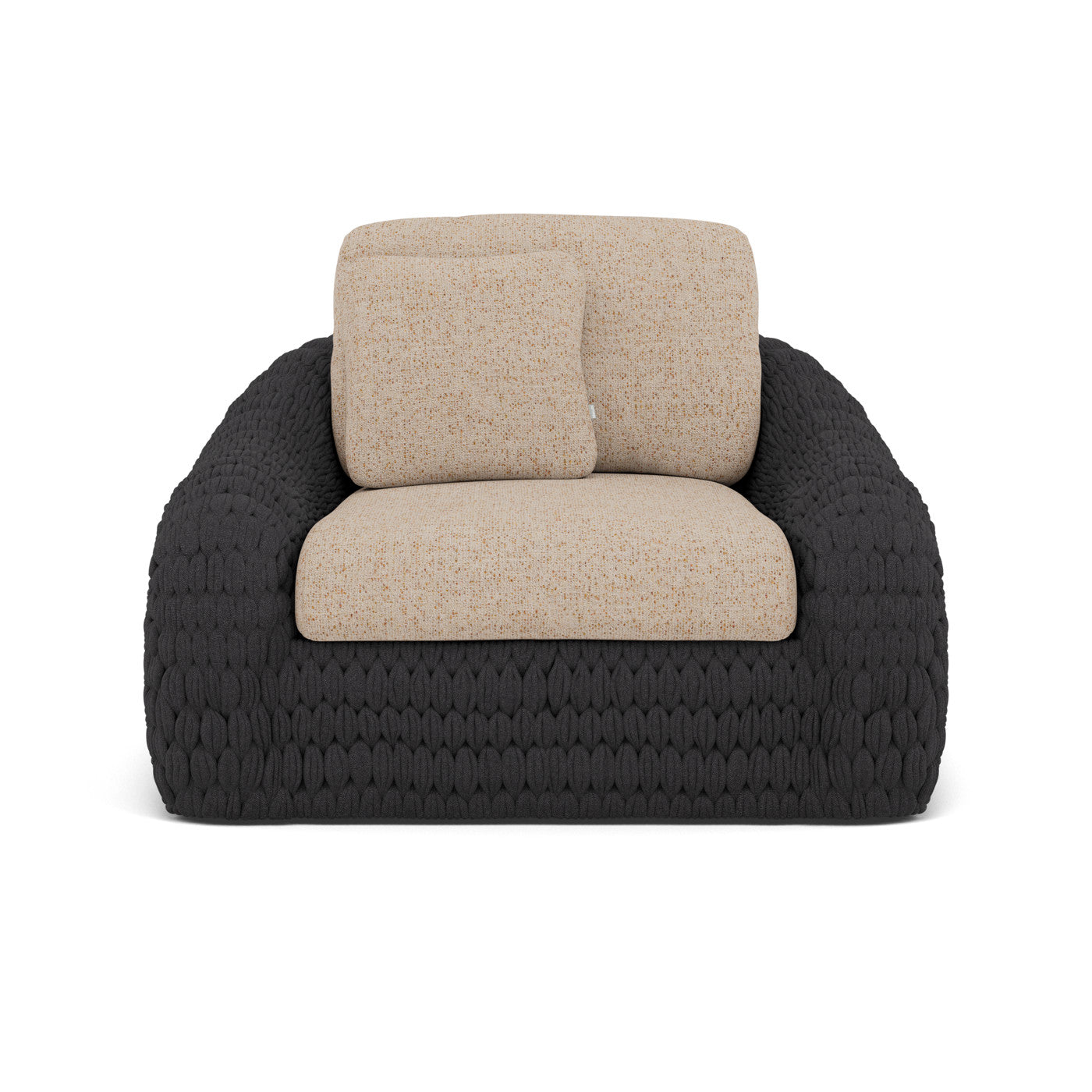 Coussin décoratif Kobo coussin d'assise et de dossier 1 place 66×72 et 66×55 cm Coussin haut dossier