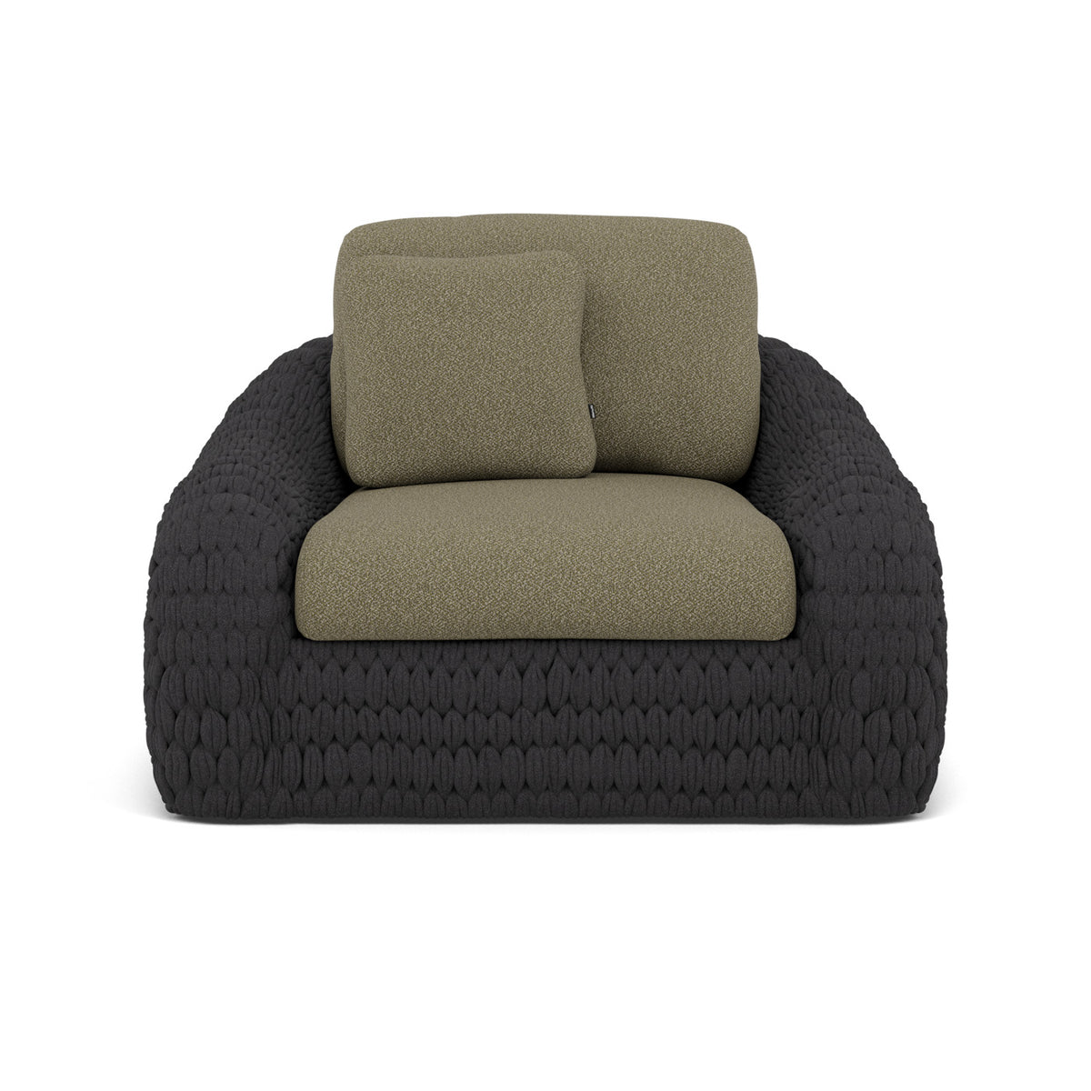 Coussin décoratif Kobo coussin d'assise et de dossier 1 place 66×72 et 66×55 cm Coussin haut dossier