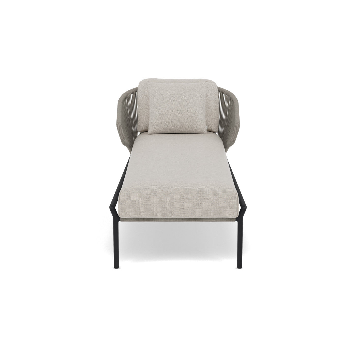 Coussin de siège et de dossier pour transat Radoc 61×151 et 50×38 cm