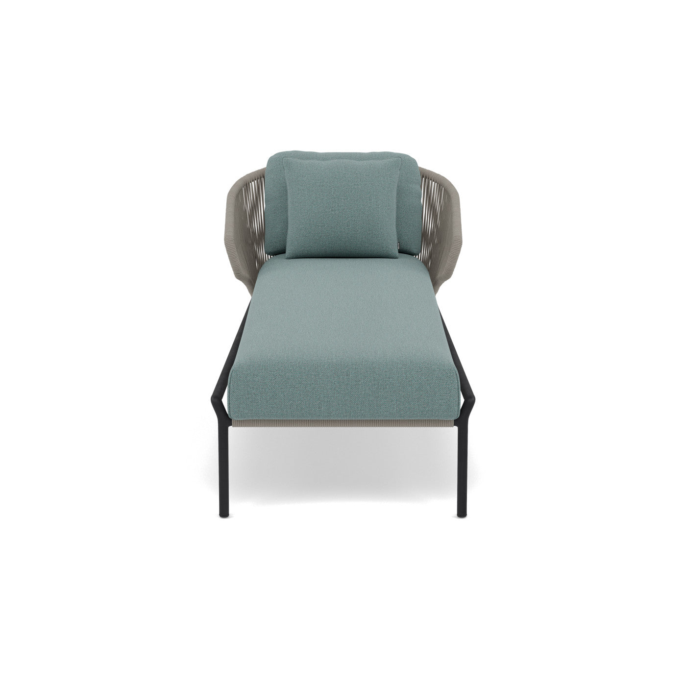 Coussin de siège et de dossier pour transat Radoc 61×151 et 50×38 cm