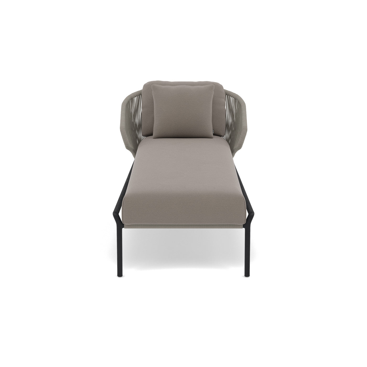 Coussin de siège et de dossier pour transat Radoc 61×151 et 50×38 cm