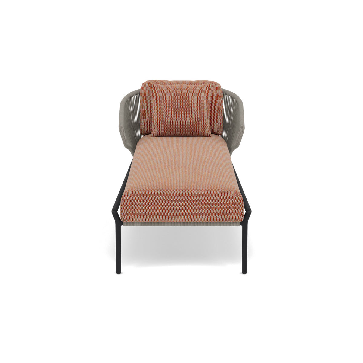 Coussin de siège et de dossier pour transat Radoc 61×151 et 50×38 cm