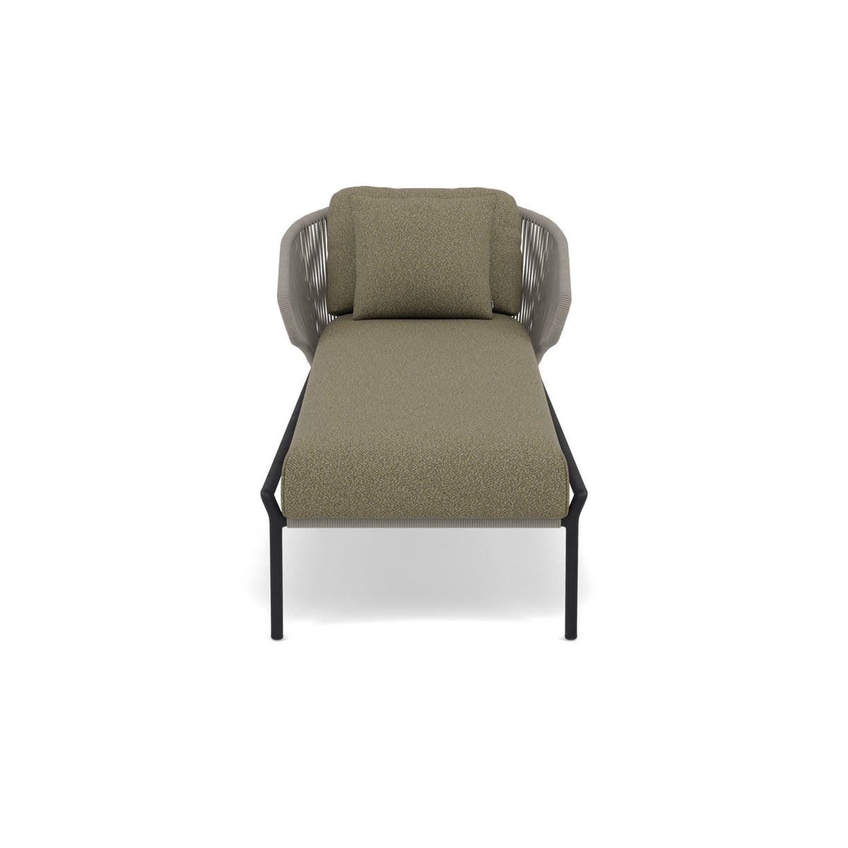 Coussin de siège et de dossier pour transat Radoc 61×151 et 50×38 cm
