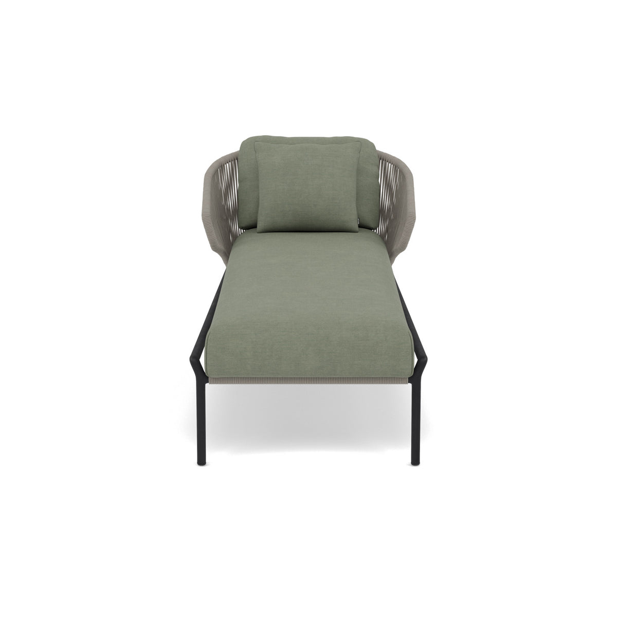 Coussin de siège et de dossier pour transat Radoc 61×151 et 50×38 cm