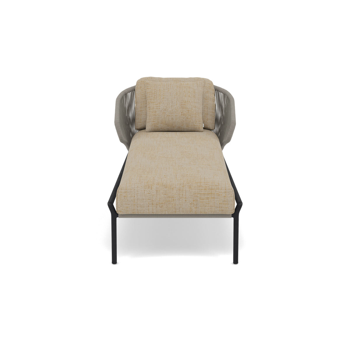 Coussin de siège et de dossier pour transat Radoc 61×151 et 50×38 cm