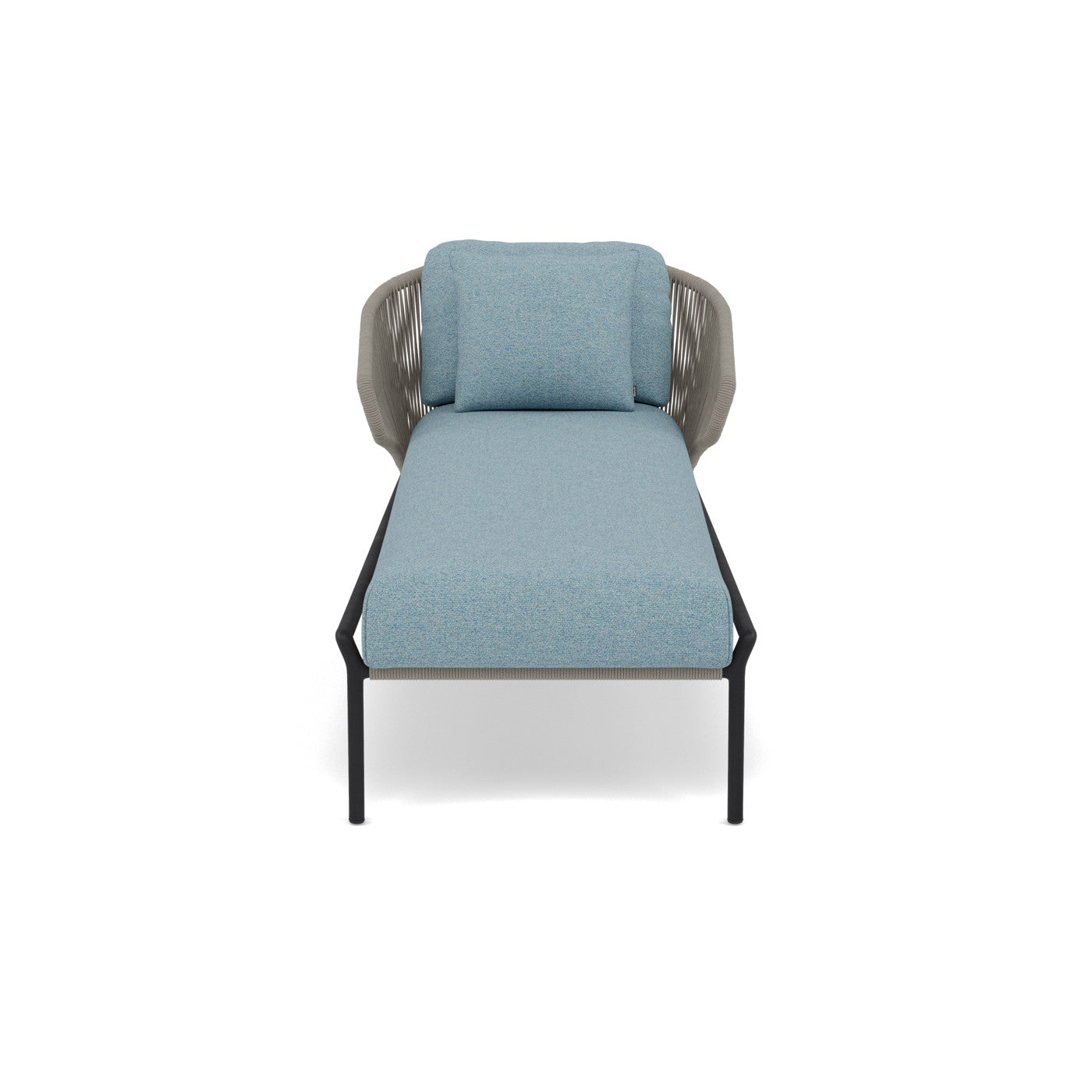 Coussin de siège et de dossier pour transat Radoc 61×151 et 50×38 cm