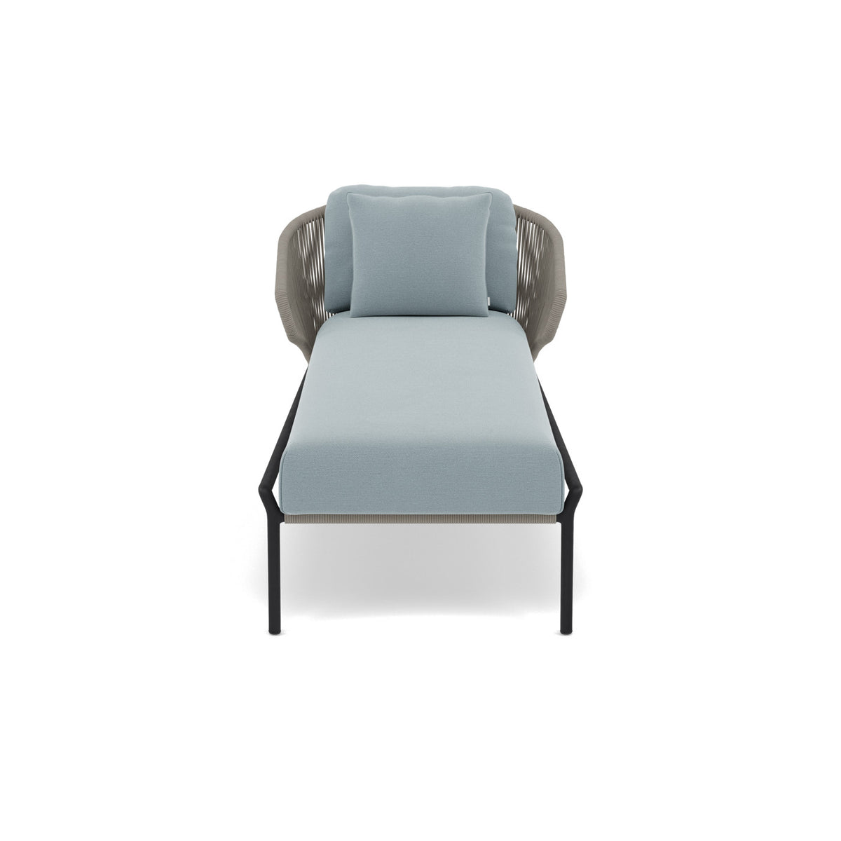 Coussin de siège et de dossier pour transat Radoc 61×151 et 50×38 cm