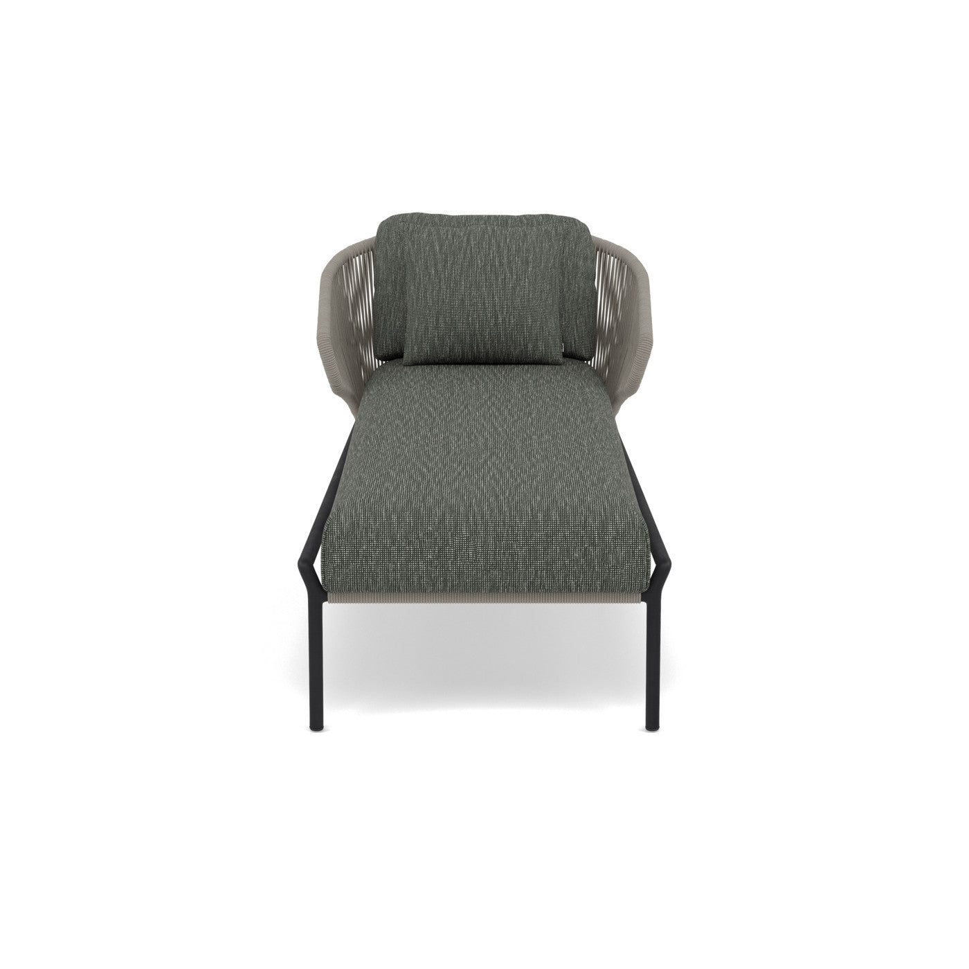 Coussin de siège et de dossier pour transat Radoc 61×151 et 50×38 cm