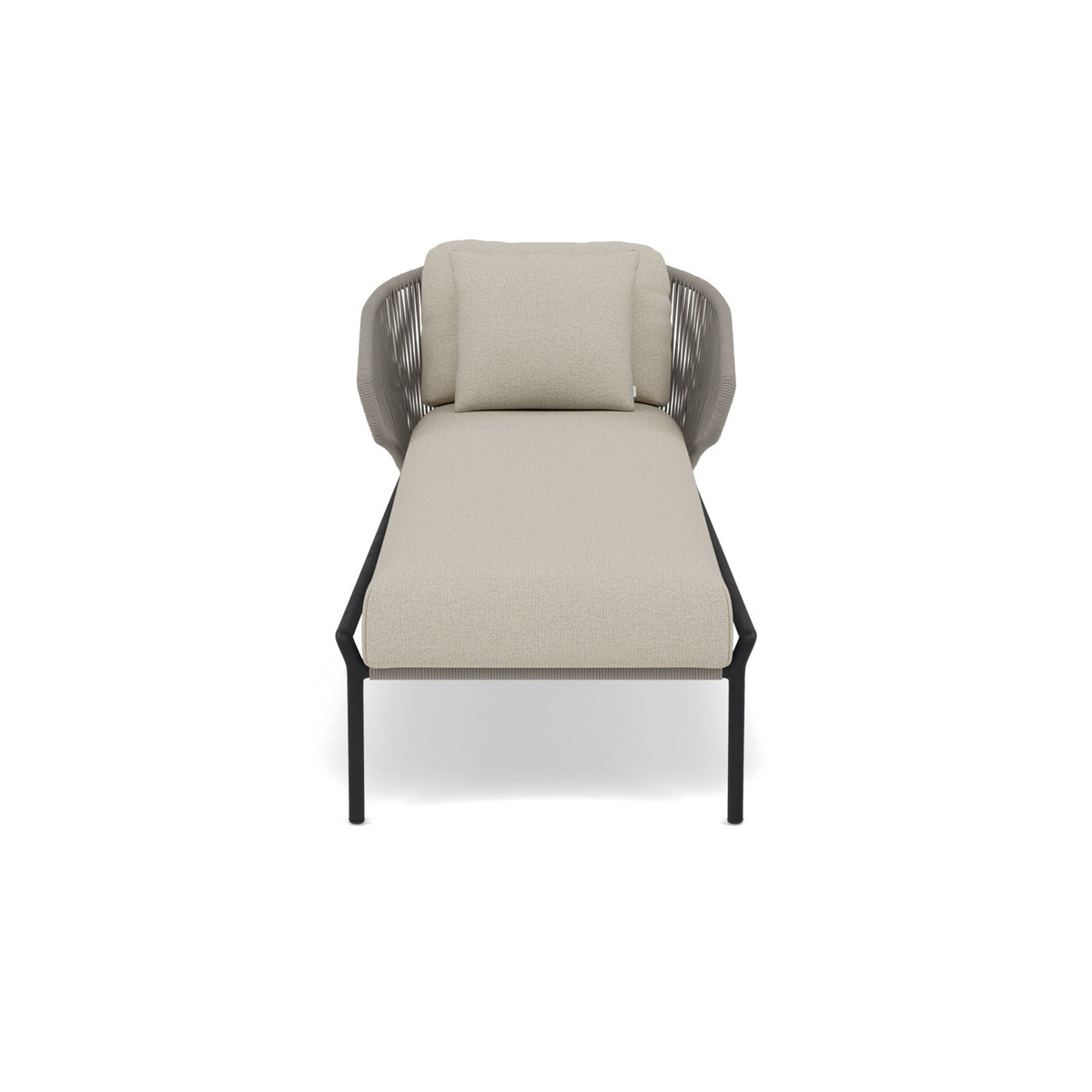Coussin de siège et de dossier pour transat Radoc 61×151 et 50×38 cm
