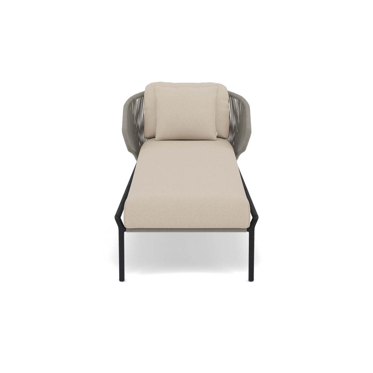 Coussin de siège et de dossier pour transat Radoc 61×151 et 50×38 cm