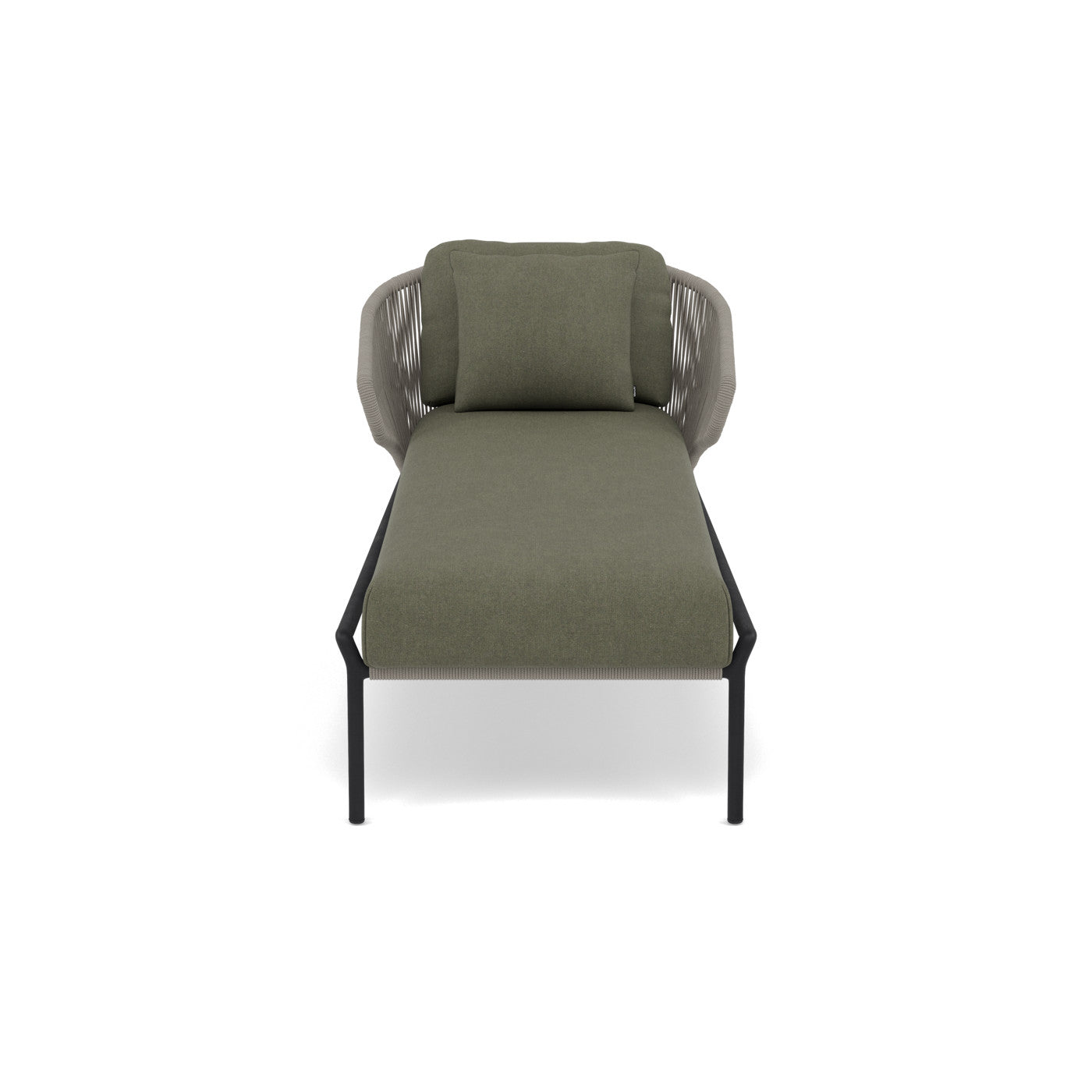 Coussin de siège et de dossier pour transat Radoc 61×151 et 50×38 cm
