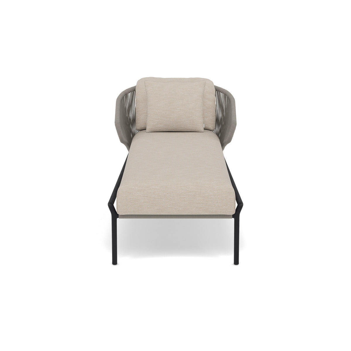 Coussin de siège et de dossier pour transat Radoc 61×151 et 50×38 cm