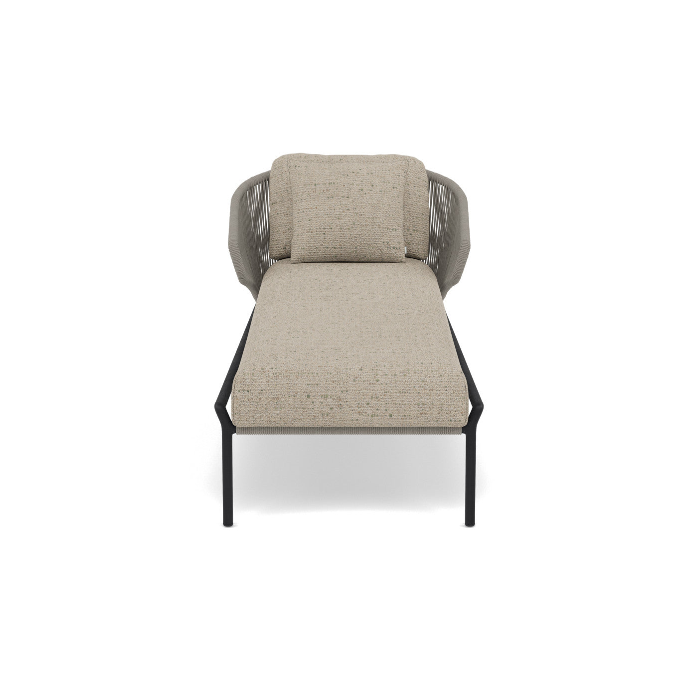 Coussin de siège et de dossier pour transat Radoc 61×151 et 50×38 cm
