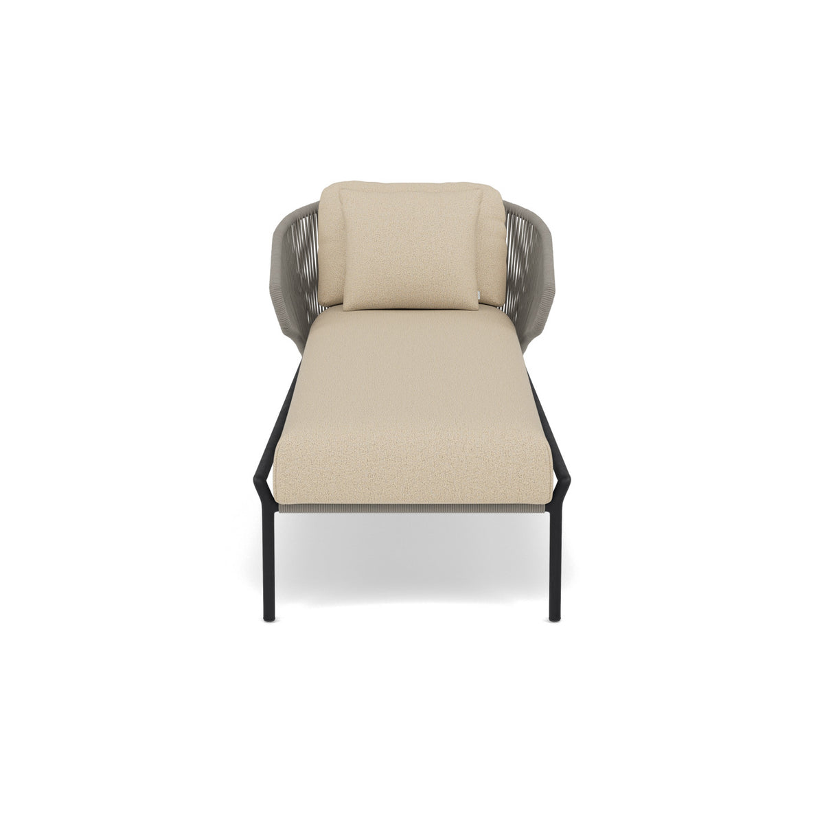 Coussin de siège et de dossier pour transat Radoc 61×151 et 50×38 cm