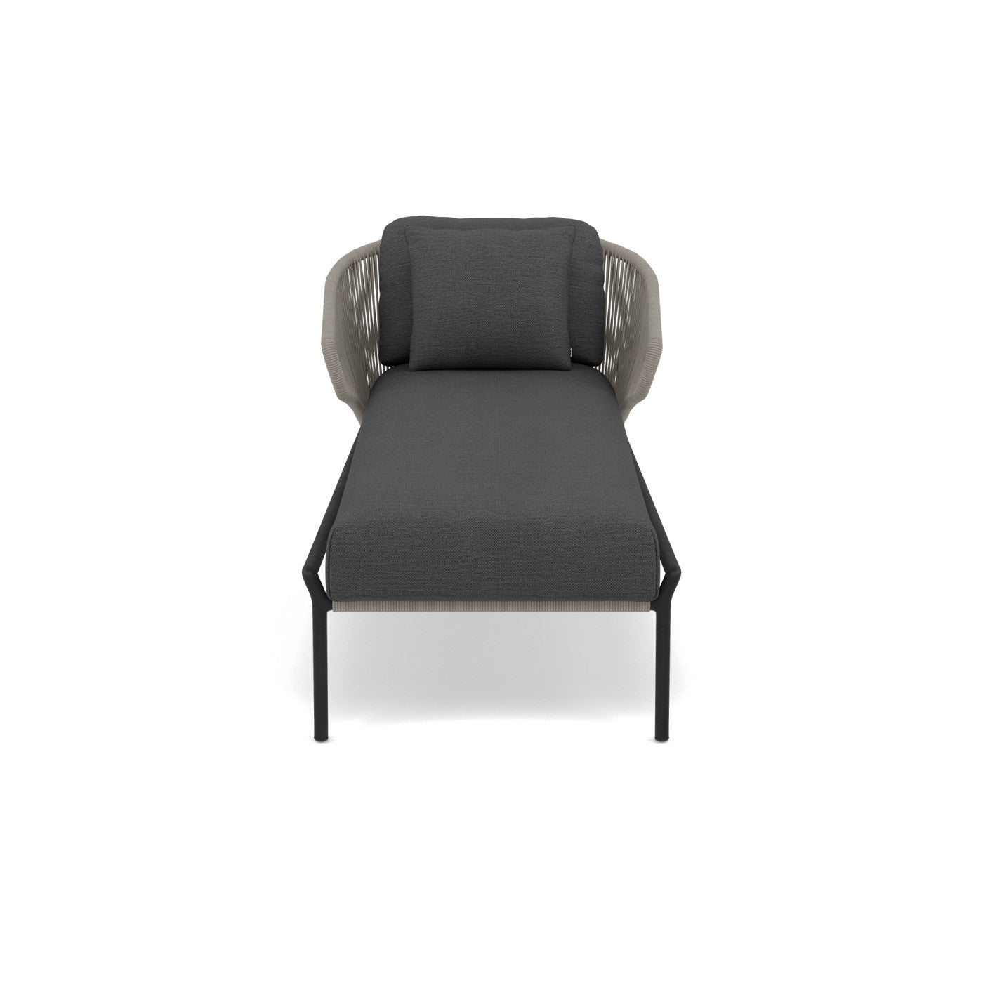 Coussin de siège et de dossier pour transat Radoc 61×151 et 50×38 cm