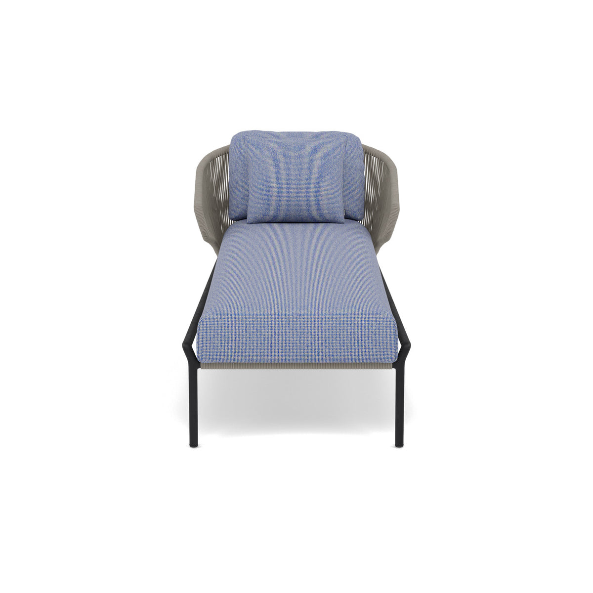 Coussin de siège et de dossier pour transat Radoc 61×151 et 50×38 cm