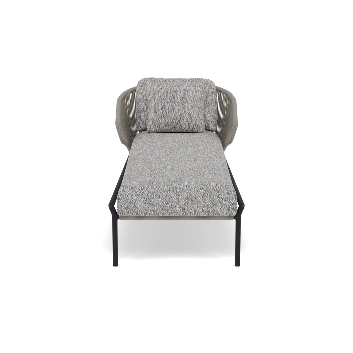 Coussin de siège et de dossier pour transat Radoc 61×151 et 50×38 cm